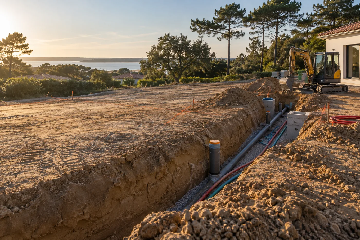 Préparation illustrée d’un chantier de terrain